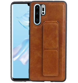 BAOHU Grip Stand Hardcase Backcover Huawei P30 Pro Bruin