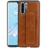 BAOHU Grip Stand Hardcase Backcover Huawei P30 Pro Bruin