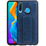 BAOHU Grip Stand Hardcase Backcover Huawei P30 Lite / Nova 4E Blauw