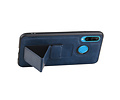 Grip Stand Hardcase Backcover - Telefoonhoesje - Achterkant Hoesje - Geschikt voor Huawei P30 Lite / Nova 4E - Blauw