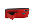 Grip Stand Hardcase Backcover - Telefoonhoesje - Achterkant Hoesje - Geschikt voor Huawei P20 Lite - Rood