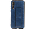 Grip Stand Hardcase Backcover - Telefoonhoesje - Achterkant Hoesje - Geschikt voor Huawei P20 Pro - Blauw