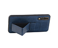 BAOHU Grip Stand Hardcase Backcover - Telefoonhoesje - Achterkant Hoesje - Geschikt voor Huawei P20 Pro - Blauw