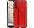 Grip Stand Hardcase Backcover - Telefoonhoesje - Achterkant Hoesje - Geschikt voor Huawei P20 Pro - Rood