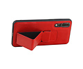 BAOHU Grip Stand Hardcase Backcover - Telefoonhoesje - Achterkant Hoesje - Geschikt voor Huawei P20 Pro - Rood