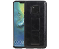 BAOHU Grip Stand Hardcase Backcover - Telefoonhoesje - Achterkant Hoesje - Geschikt voor Huawei Mate 20 Pro - Zwart