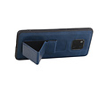 BAOHU Grip Stand Hardcase Backcover - Telefoonhoesje - Achterkant Hoesje - Geschikt voor Huawei Mate 20 Pro - Blauw
