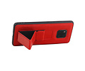 BAOHU Grip Stand Hardcase Backcover - Telefoonhoesje - Achterkant Hoesje - Geschikt voor Huawei Mate 20 Pro - Rood