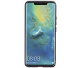 Grip Stand Hardcase Backcover - Telefoonhoesje - Achterkant Hoesje - Geschikt voor Huawei Mate 20 Pro - Bruin