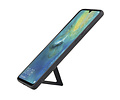 Grip Stand Hardcase Backcover - Telefoonhoesje - Achterkant Hoesje - Geschikt voor Huawei Mate 20 X - Zwart