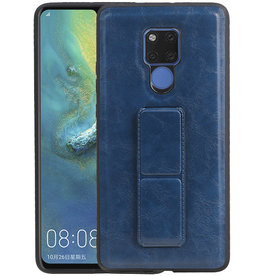 Grip Stand Hardcase Backcover Huawei Mate 20 X Blauw