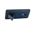 BAOHU Grip Stand Hardcase Backcover - Telefoonhoesje - Achterkant Hoesje - Geschikt voor Huawei Mate 20 X - Blauw