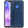 BAOHU Grip Stand Hardcase Backcover Huawei Nova 3 Blauw