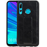 BAOHU Grip Stand Hardcase Backcover Huawei P Smart Plus Zwart