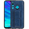 BAOHU Grip Stand Hardcase Backcover Huawei P Smart Plus Blauw