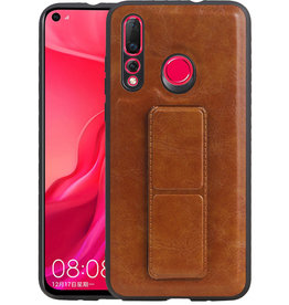 BAOHU Grip Stand Hardcase Backcover Huawei Nova 4 Bruin