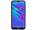 Grip Stand Hardcase Backcover - Telefoonhoesje - Achterkant Hoesje - Geschikt voor Huawei Y6 2019 - Zwart