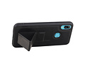 BAOHU Grip Stand Hardcase Backcover - Telefoonhoesje - Achterkant Hoesje - Geschikt voor Huawei Y6 2019 - Zwart