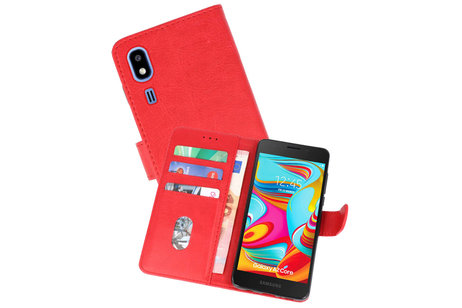 BAOHU Hoesje Geschikt voor de Nokia 2.2 - Kaarthouder Book Case Telefoonhoesje - Rood