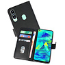 BAOHU Samsung Galaxy M40 Hoesje Kaarthouder Book Case Telefoonhoesje Zwart