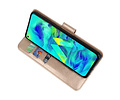 Samsung Galaxy M40 Hoesje Kaarthouder Book Case Telefoonhoesje Goud