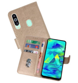 BAOHU Samsung Galaxy M40 Hoesje Kaarthouder Book Case Telefoonhoesje Goud