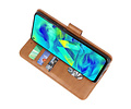 BAOHU Hoesje Geschikt voor Samsung Galaxy M40 - Kaarthouder Book Case Telefoonhoesje - Bruin