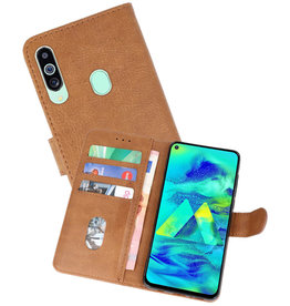 BAOHU Samsung Galaxy M40 Hoesje Kaarthouder Book Case Telefoonhoesje Bruin