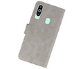 BAOHU Hoesje Geschikt voor Samsung Galaxy M40 - Kaarthouder Book Case Telefoonhoesje - Grijs