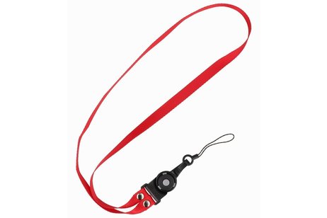 BAOHU CSC Touwtjes voor Telefoon Hoesjes, Fluitje of Badge Rood