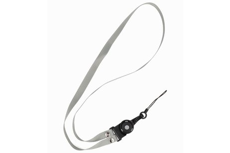 BAOHU CSC Touwtjes voor Telefoon Hoesjes, Fluitje of Badge Grijs