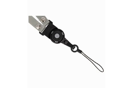 BAOHU CSC Touwtjes voor Telefoon Hoesjes, Fluitje of Badge Grijs