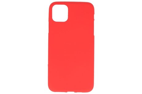 BAOHU Hoesje Geschikt voor de iPhone 11 Pro - Backcover Color Telefoonhoesje - Rood