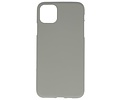 BAOHU Hoesje Geschikt voor de iPhone 11 Pro - Backcover Color Telefoonhoesje - Grijs