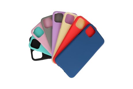 BackCover Hoesje Color Telefoonhoesje voor iPhone 11 Pro - Grijs