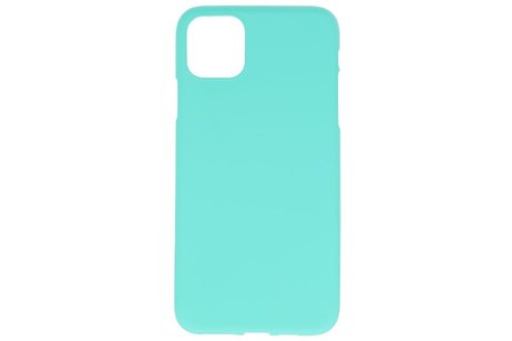 BAOHU Hoesje Geschikt voor de iPhone 11 Pro - Backcover Color Telefoonhoesje - Turquoise