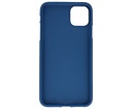 BAOHU Hoesje Geschikt voor de iPhone 11 Pro Max - Backcover Color Telefoonhoesje - Navy
