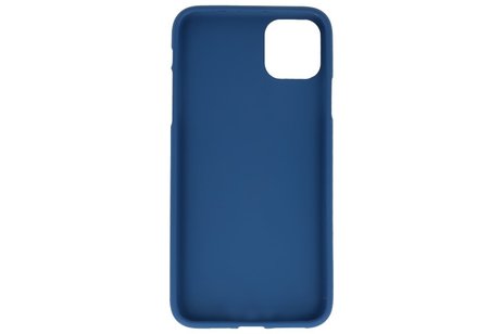 BAOHU Hoesje Geschikt voor de iPhone 11 Pro Max - Backcover Color Telefoonhoesje - Navy