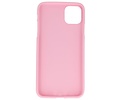 BAOHU Hoesje Geschikt voor de iPhone 11 Pro Max - Backcover Color Telefoonhoesje - Roze