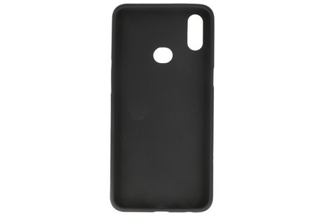 BAOHU Hoesje Geschikt voor de Samsung Galaxy A10s - Backcover Color Telefoonhoesje - Zwart