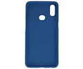BAOHU Hoesje Geschikt voor de Samsung Galaxy A10s - Backcover Color Telefoonhoesje - Navy