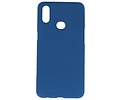 BAOHU Hoesje Geschikt voor de Samsung Galaxy A10s - Backcover Color Telefoonhoesje - Navy
