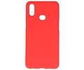 BAOHU Hoesje Geschikt voor de Samsung Galaxy A10s - Backcover Color Telefoonhoesje - Rood
