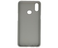 BAOHU Hoesje Geschikt voor de Samsung Galaxy A10s - Backcover Color Telefoonhoesje - Grijs