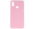 BAOHU Hoesje Geschikt voor de Samsung Galaxy A10s - Backcover Color Telefoonhoesje - Roze