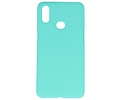 BAOHU Hoesje Geschikt voor de Samsung Galaxy A10s - Backcover Color Telefoonhoesje - Turquoise
