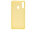 BAOHU Hoesje Geschikt voor de Samsung Galaxy A20s - Backcover Color Telefoonhoesje - Geel