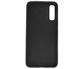 BAOHU Hoesje Geschikt voor de Samsung Galaxy A30s - Backcover Color Telefoonhoesje - Zwart