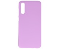 BAOHU Hoesje Geschikt voor de Samsung Galaxy A30s - Backcover Color Telefoonhoesje - Paars