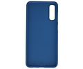 BAOHU Hoesje Geschikt voor de Samsung Galaxy A50s - Backcover Color Telefoonhoesje - Navy